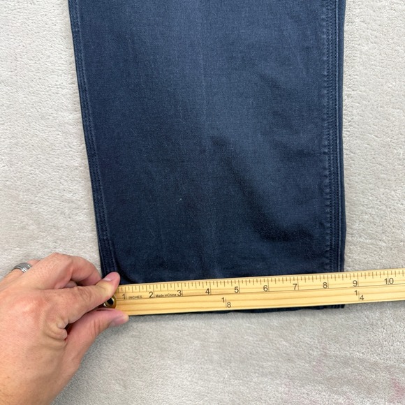 Duluth Trading Co Pants Womens 12 Curvessetter Waistband Navy Blue Cargo Trouser - Picture 12 of 15